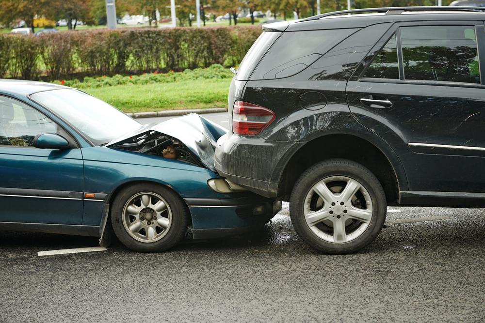Car accident non-running scrap car in Birmingham
